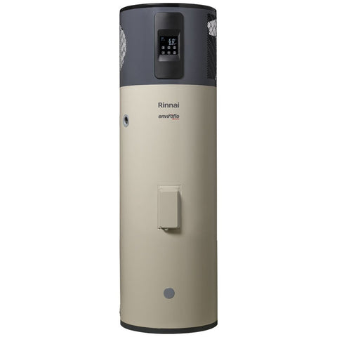 Rinnai Enviroflo 265lt Heat Pump (with 10 AMP plug in ) GR Series White EHPG265VM10