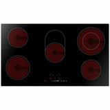 Artusi 5 Zone Ceramic Cooktop 90cm Black CACC90/1