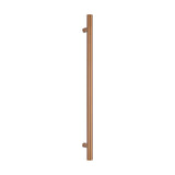 Radiant Vertical Single Heated Towel Bar 40mmx950mm Brushed Bronze BB-VTR-950