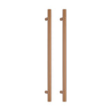 Radiant Vertical Single Heated Towel Bar 40mmx950mm Brushed Bronze BB-VTR-950