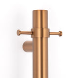 Radiant Vertical Towel Rail Hook For Vertical Heated Bar Brushed Bronze BB-VTR-HOOK