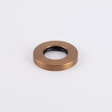 Radiant Vertical Towel Rail Cover Plate (Round & Flat) Brushed Bronze BB-VTR-CP