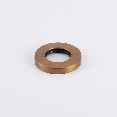 Radiant Vertical Towel Rail Cover Plate (Round & Flat) Brushed Bronze BB-VTR-CP