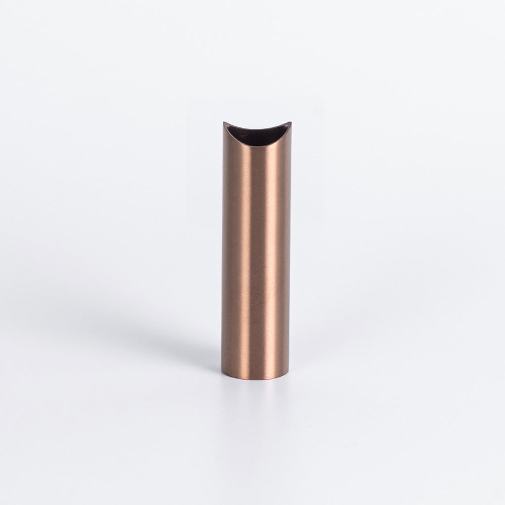 Radiant Round Tube Leg 90mm Brushed Copper BC-LR90