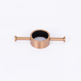 Radiant Vertical Single Heated Towel Bar 40mmx950mm Brushed Copper BC-VTR-950
