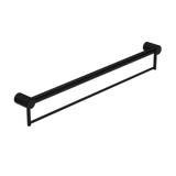 Nero Mecca Care 32mm Grab Rail With Towel Holder 900mm Matte Black NRCR3230BMB