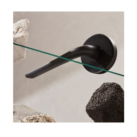 Gainsborough QuickFix Sierra Passage Lever Set with Latch Matte Black 700SIELRMBWL