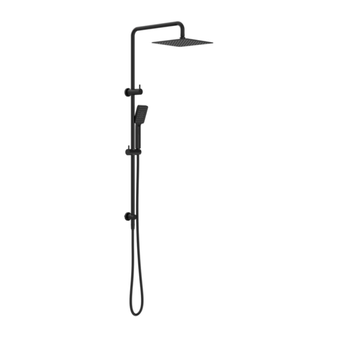 Nero Square Project Twin Shower Matte Black NR232105EMB
