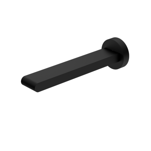 Nero Bianca Fixed Basin/Bath Spout 200mm Matte Black NR321503MB