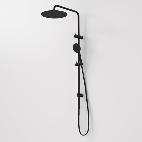 Caroma Urbane II Rail Shower with 300mm Overhead Matte Black 99630B3A