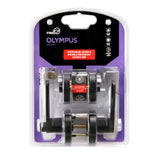 Trio Entrance Olympus Lever & Double Deadbolt Combo Matte Black WWL/WB65BLC