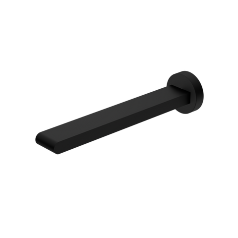 Nero Bianca Fixed Basin/Bath Spout 240mm Matte Black NR321503bMB