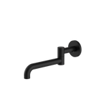 Nero Mecca Wall Mounted Swivel Basin/Bath Spout 225mm Matte Black NR221903GMB