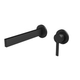 Phoenix Lexi Mkii Switchmix Wall Basin Mixer Set 200mm Matte Black 123-2810-10-1