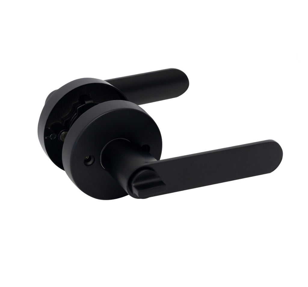 Trio Privacy Olympus Lever Matte Black WWL300BLK