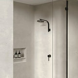 Amelie Essentiel Round Shower Head 200mm Matte Black BDORODR45FMB1P