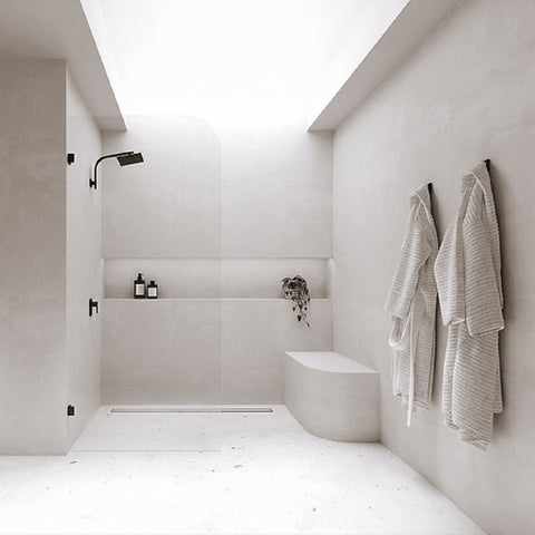 Amelie Essentiel Square Shower Head 200mm Matte Black BDOISH1208MB