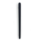 Radiant Non Heated Single Bar Towel Rail Flat Profile Vertical 930mm Matte Black NH-BLK-FVTR-930