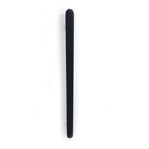 Radiant Vertical Flat Bar Towel Rail 50x930mm Matte Black Blk-Fvtr-930