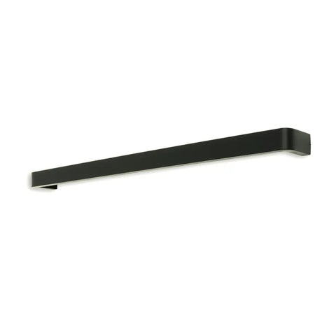 Radiant Square Single Bar Towel Rail 650mm Matte Black NH-BLK-VAIL-650