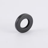 Radiant Vertical Towel Rail Cover Plate (Round & Flat) Matte Black BLK-VTR-CP