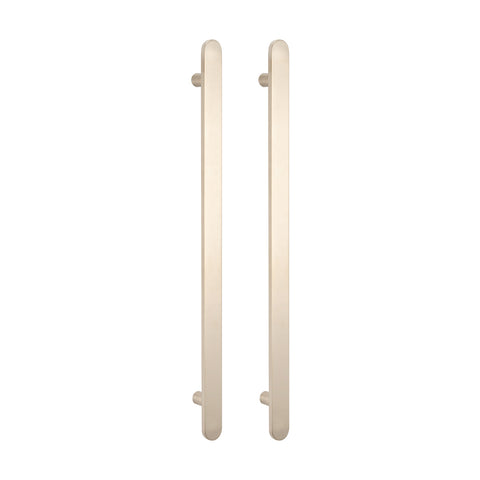 Radiant Vertical Flat Bar Towel Rail 50x930mm Warm Brushed Nickel WBN-FVTR-930