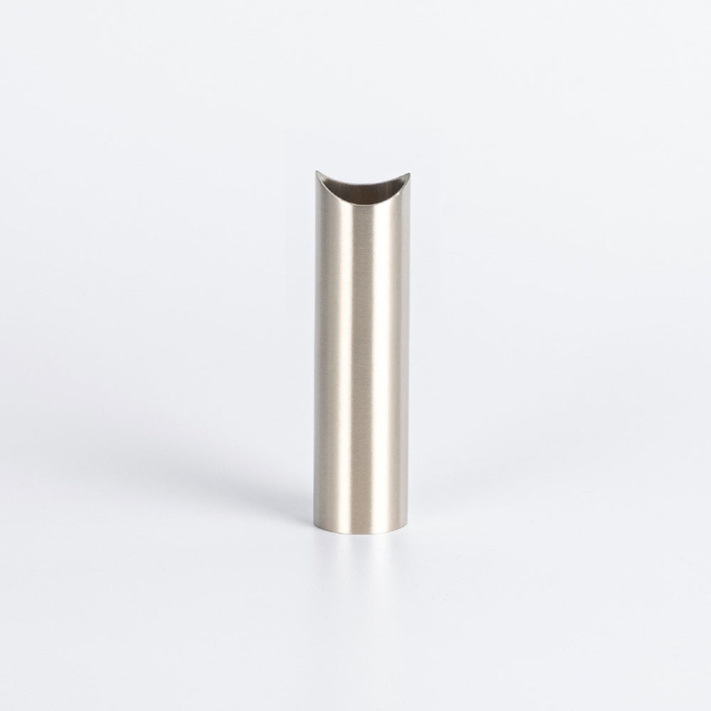 Radiant Round Tube Leg 90mm Brushed Nickel BN-LR90