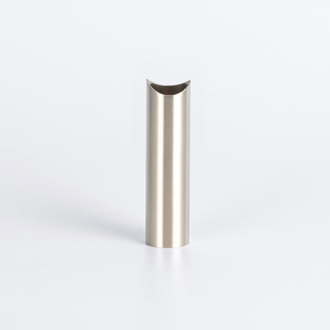 Radiant Round Tube Leg 90mm Brushed Nickel BN-LR90