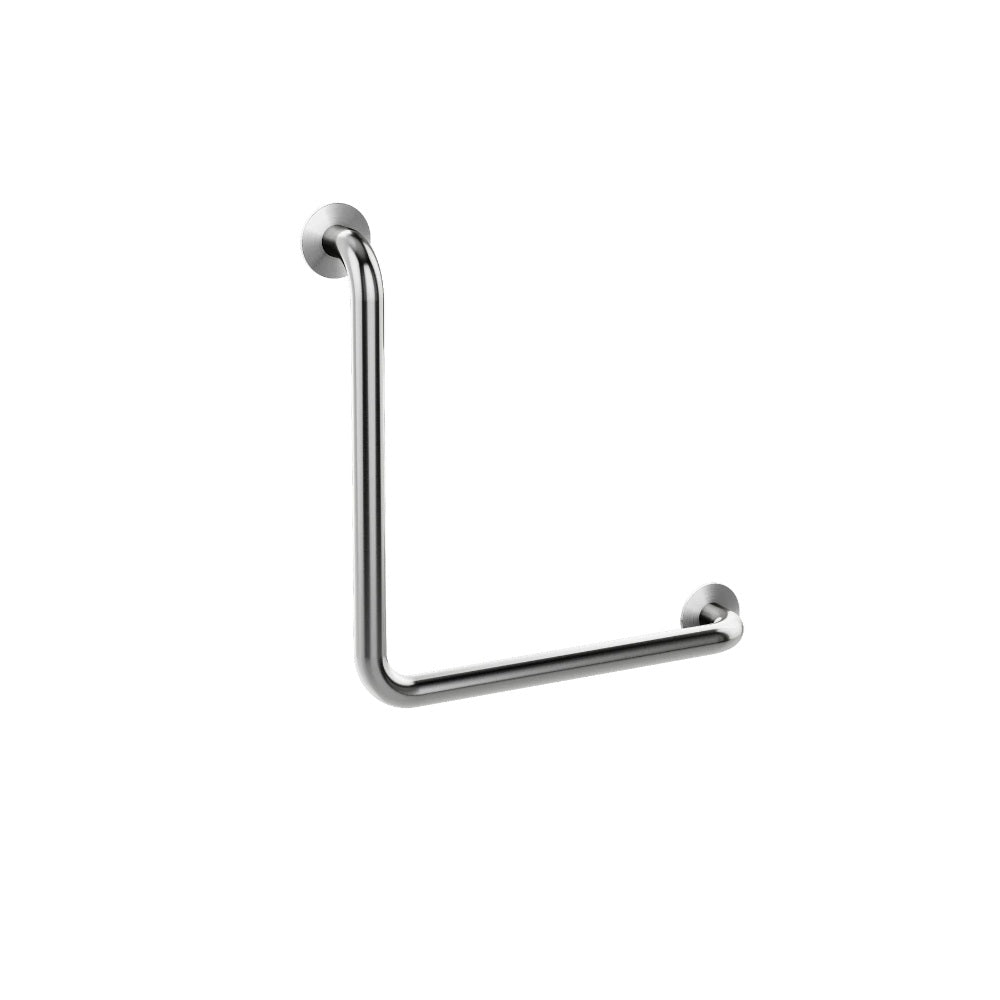 Meir 90° Ambulant Grab Rail 32×450×450mm Brushed Nickel MCR-90R45-PVDBN