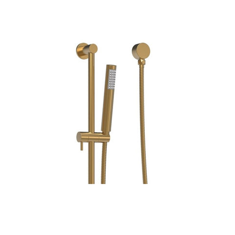 ADP Soul Slimline Handshower on Rail Brushed Brass JTAPSRSETSOUBB