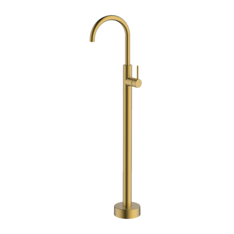 Abey Lucia Bath Filler Brushed Brass 3BTM-BB