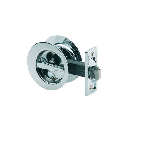 Gainsborough Privacy Sliding Cavity Set Circular Bright Chrome 395BCS