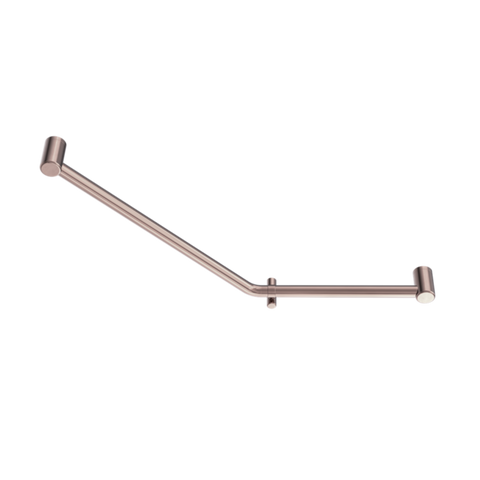 Nero Mecca Care 32mm Ambulant 45 Degree Bent Tube 450X650mm Brushed Bronze NRCR3245DBZ