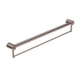 Nero Mecca Care 32mm Grab Rail With Towel Holder 900mm Brushed Bronze NRCR3230BBZ