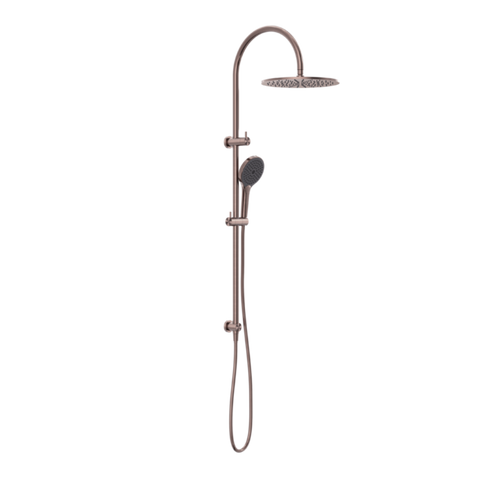 Nero Mecca Twin Shower With Air Shower II Brushed Bronze NR221905HBZ