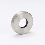 Radiant Vertical Towel Rail Cover Plate (Round & Flat) Brushed Satin BRU-VTR-CP