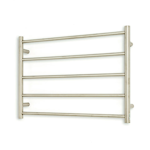 Radiant Brushed 750 X 550mm Round Non Heated Towel Rail BRU-LTR03-750