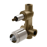 Phoenix Builders Shower / Bath Diverter Mixer Body Only Brushed Nickel 150-7930-40-1