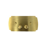 Turner Hastings Claremont Flush Plate Brushed Brass CL102FP-BB