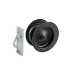 Gainsborough Passage Sliding Cavity Set Circular Matte Black 396MBC