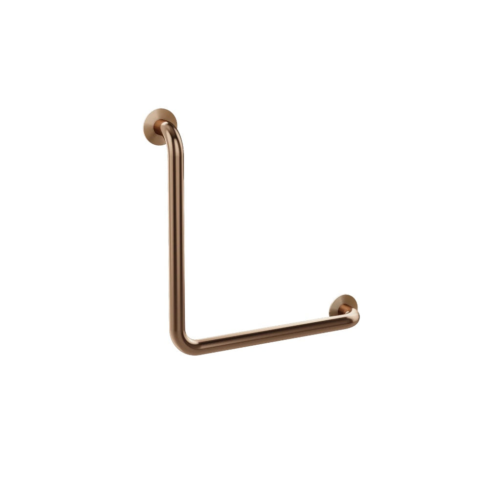 Meir 90° Ambulant Grab Rail 32×450×450mm Lustre Bronze MCR-90R45-PVDBZ