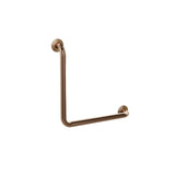 Meir 90° Ambulant Grab Rail 32×450×450mm Lustre Bronze MCR-90R45-PVDBZ
