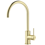 Bella Vista Mica Gooseneck Sink Mixer French Gold SM-5-FG