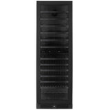 Artusi Dual Zone Wine Cooler 125 Bottle Reversable Door Matte Black AWC154BV