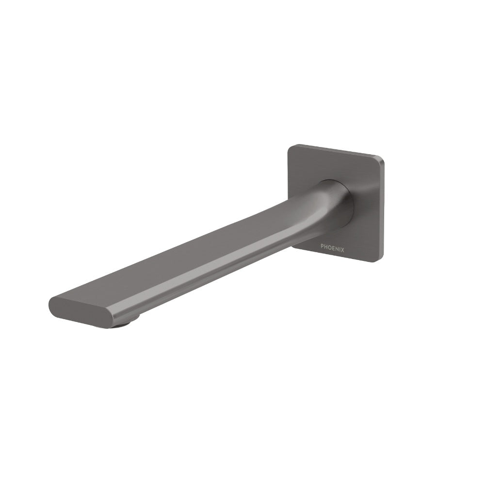Phoenix Teel Wall Bath Outlet 200mm Brushed Carbon 118-7620-31-1
