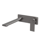 Phoenix Teel Switchmix Wall Basin / Bath Mixer Set 200mm Brushed Carbon 118-2810-31-1
