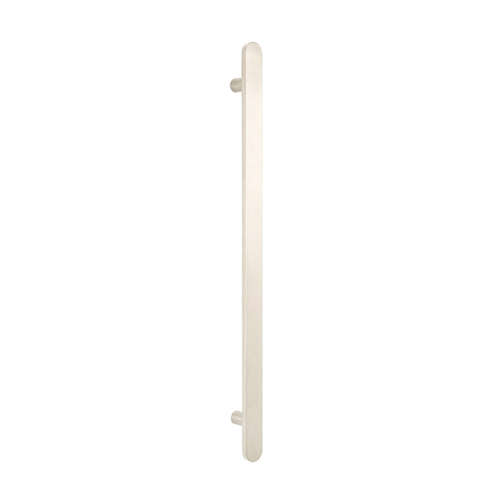 Radiant Vertical Flat Profile Non Heated Single Bar Towel Rail 930mm Cool Brushed Nickel NH-CBN-FVTR-930