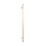 Radiant Vertical Flat Profile Non Heated Single Bar Towel Rail 930mm Cool Brushed Nickel NH-CBN-FVTR-930