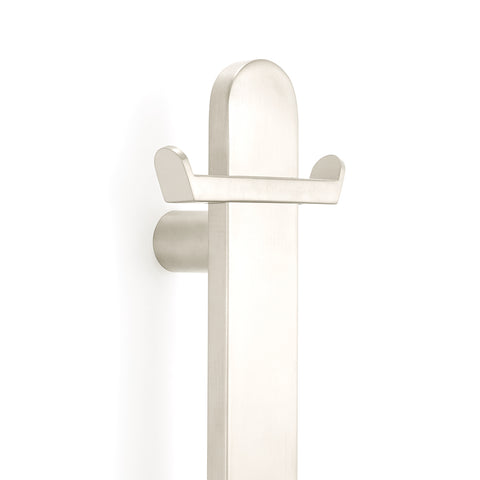 Radiant Vertical Flat Bar Hook Cool Brushed Nickel CBN-FVTR-HOOK