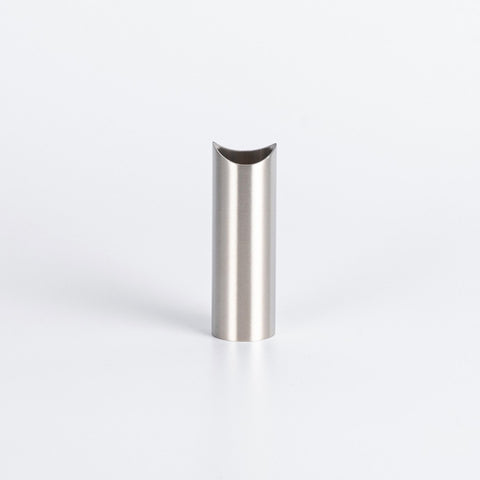 Radiant Round Tube Leg 70mm Cool Brushed Nickel CBN-LR70